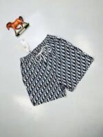 Christian Dior Oblique Shorts Blue White Shorts For Men's - Image 5