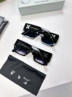 Off-White Virgil Black Grey Square Sunglasses - Image 4