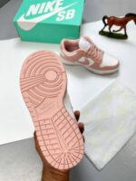Nike Dunk Low Rose Whisper Sneakers For Women's - Image 4