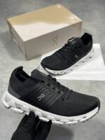 On Running Cloudswift 3 Trainers For Men's Black Rock White