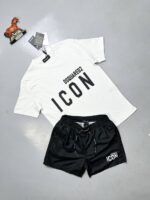 Dsquared2 ICON SHORTS AND T-SHIRT SET For Men in Different Colors