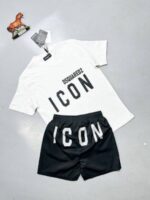 Dsquared2 ICON SHORTS AND T-SHIRT SET For Men in Different Colors - Image 4