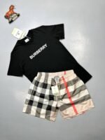 BURBERRY T-SHIRT AND SHORTS SETS in 2 Different T-Shirt Colors For Men's