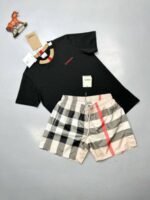 BURBERRY T-SHIRT AND SHORTS Set For Men's - Image 3