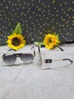 Versace Iconic Sunglasses Black & Gold - Image 2