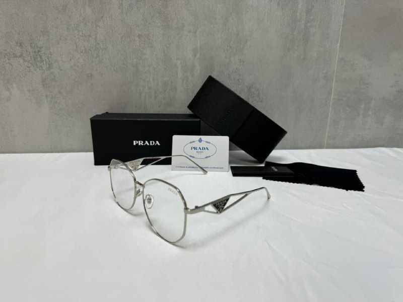 4472460182.jpg Prada Milano VPR 59Z Metal Sunglasses - Image 1
