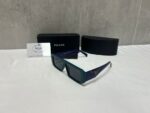 Prada Milano Rectangular Frame Symbole Sunglasses