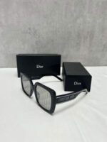 Christian Dior CD Sunglasses Black Grey Square Frame - Image 2