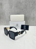 Versace Square Frame Sunglasses Black