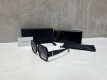 Saint Laurent Black Frame Square Sunglasses