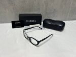 Chanel Round Sunglasses Black - Image 2