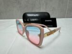 Chanel Sunglasses Fashion Square Frame Pink