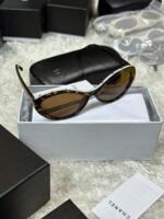 Chanel Ovales Vert Cat Eye White Frame Sunglasses Sale UK