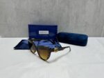 Gucci Men Women Cat Eye Brown Sunglasses - Image 2