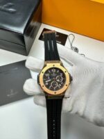 Hublot Big Bang Original Gold Color 44mm Watch with Rubber Straps Men's - Image 2