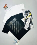 Off White SHORTS AND T-SHIRT SET in 2 Colors
