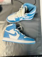 Nike Air Jordan 1 Mid Retro Blue/ White For Women's