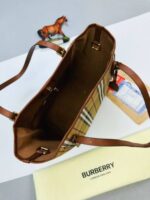 Burberry Nova Check Tote Bag For Women's - Image 6