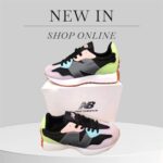 NEW BALANCE Paradise Pink Lime Black Sneakers For Women's