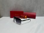 Cartier Black Square Frame Sunglasses - Image 2