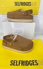 UGG Goldenstar Clogs Double Buckled in Brown Color For Women