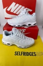 Nike Air Max Plus White Pure Platinum Men's Trainers - Image 2
