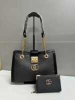 Gucci Women GG Supreme Padlock Handbag - Image 4