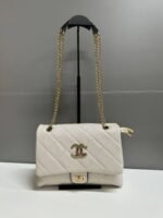 Chanel Flap Quilted Leather Medium Shoulder Bag For Women in Different Colors - Image 4