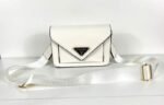 Prada Milano Saffiano Envelop Leather Crossbody Bag - Image 3
