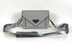 Prada Milano Saffiano Envelop Leather Crossbody Bag - Image 4