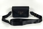 Prada Milano Saffiano Envelop Leather Crossbody Bag - Image 2