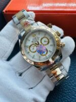 Rolex Oyster Perpetual Cosmograph Daytona Men's Watch White Dial & Chain Strap - Image 2