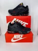 Nike Air Max Plus 3 Black Red Men's Sneakers - Image 2