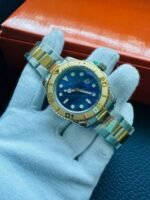 Rolex Yacht-Master Two Tone Watch For Men's Blue Dial - Image 2