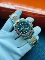 Rolex GMT Master II Watch Two Tone For Men's Black Dial - Image 2