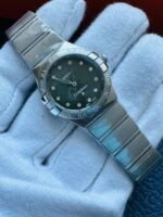 OMEGA Constellation Black Dial Watch For Women's - Image 2