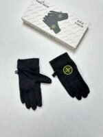 Stone Island Winter Gloves Fashion Black - Image 2