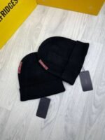 Prada Milano Sports Knitted Virgin Wool Beanie Hats - Image 2