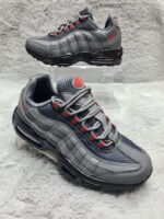 Nike Air Max 95 Grey Red Trainers For Men's