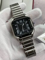 Cartier Santos Watches with chain strap in multiple colors