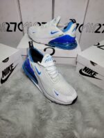 Nike Air Max 270 White Royal Trainers For Men's