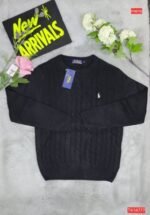 Polo Ralph Lauren Men's Cable Knit Cashmere Wool Crew Neck Jumpers in Different Colors For Men's - Image 2