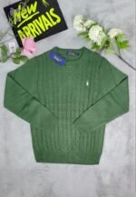 Polo Ralph Lauren Men's Cable Knit Cashmere Wool Crew Neck Jumpers in Different Colors For Men's - Image 3