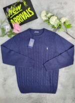 Polo Ralph Lauren Men's Cable Knit Cashmere Wool Crew Neck Jumpers in Different Colors For Men's - Image 6