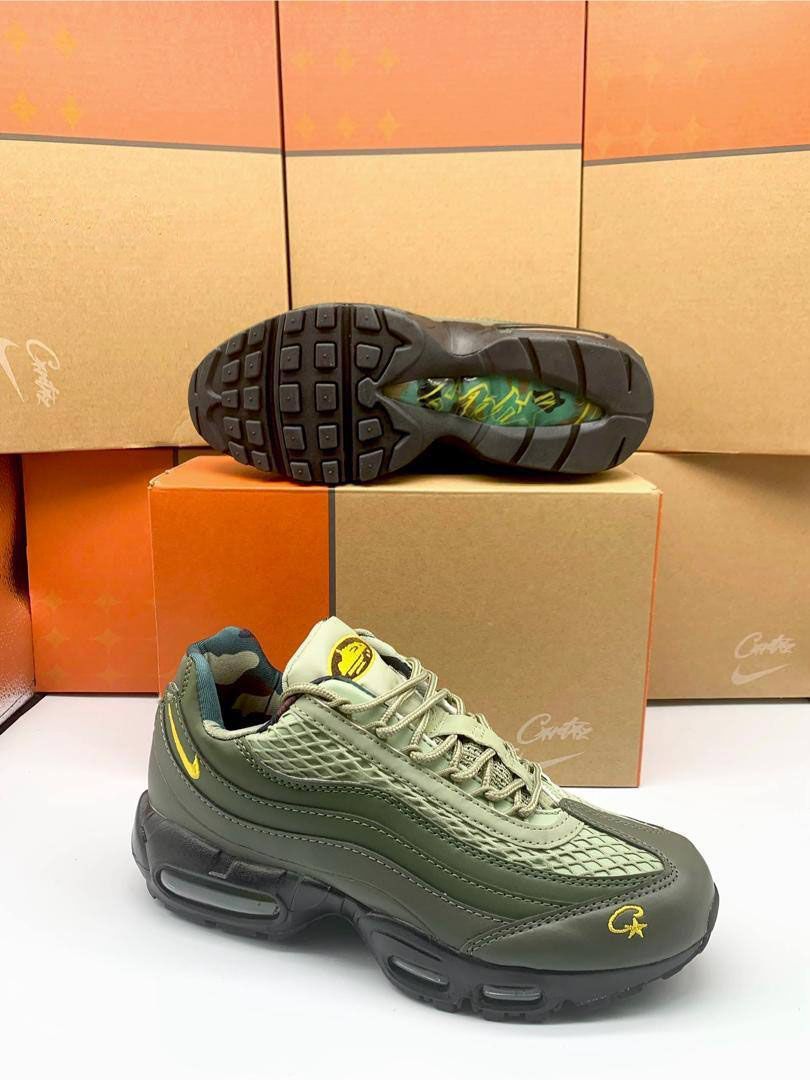 4605975419.jpg Nike Air Max 95 SP Corteiz Gutta Green Trainer For Men's - Image 1
