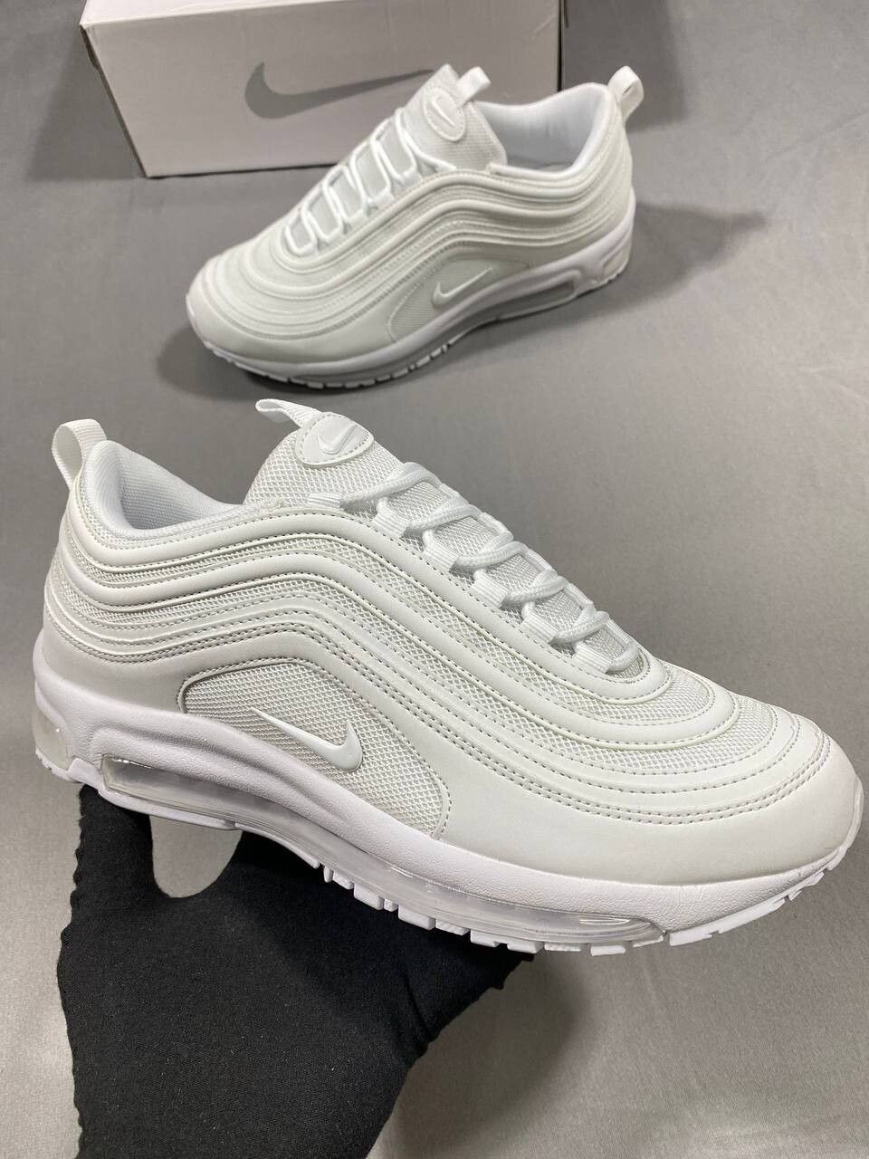 4613446798.jpg Nike Air Max 97 Men's Shoes in White Color UK - Image 1