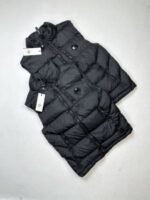 C.P. Company DD Shell Padded Vest Body Warmer For Men's in Black Color - Image 2