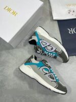 Christian Dior CD B30 Sneaker Comfort Trainer Joggers In Black Grey And White Color - Image 4