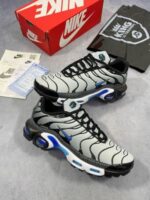 Nike Air Max Plus Kiss My Airs Metallic Silver Black Blue Trainers For Men's - Image 2