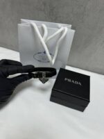 Prada Milano Symbole Leather Bracelet - Image 2
